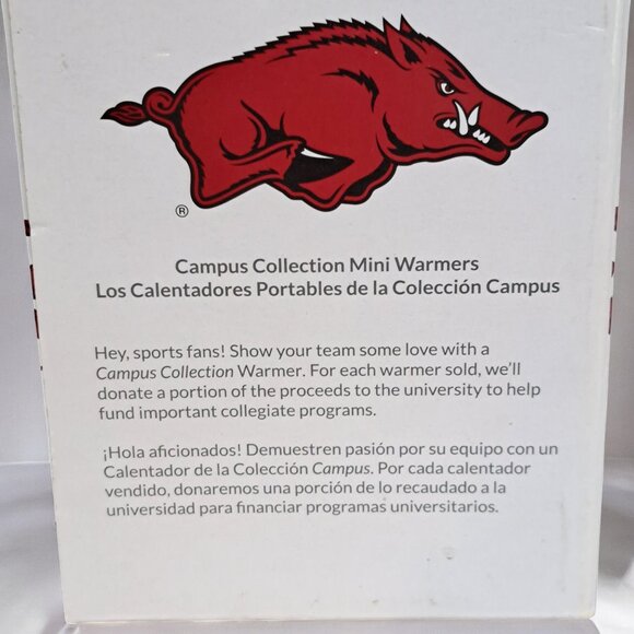 Scentsy University of Arkansas Wax Warmer ~ Campus Collection RARE New Open Box - Picture 9 of 11